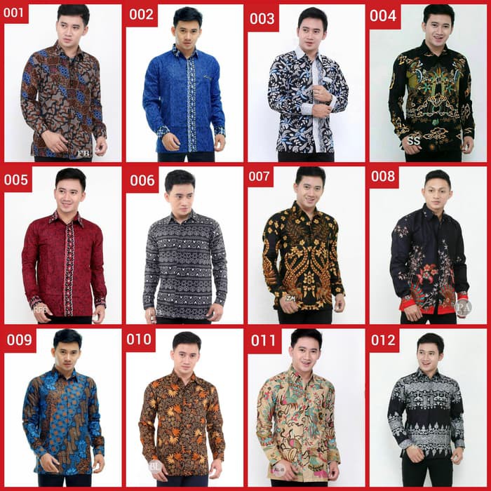 Batik Pria Baju Batik Slimfit Kemeja Batik Danar Hadi