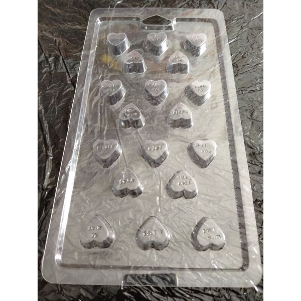 (OBRAL) CETAKAN COKLAT MIKA /MOLD COKLAT / COKLAT MOLD / CETAKAN PLASTIK