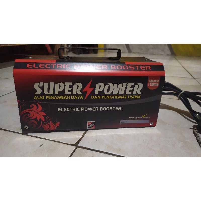 alat penambah daya & penghemat listrik  super power