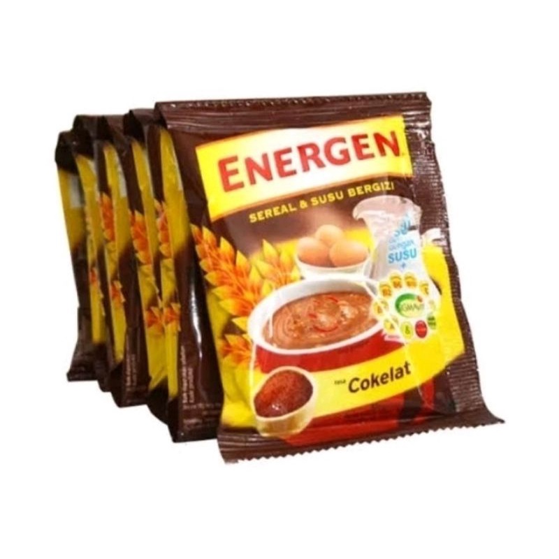 

Energen Cokelat Pouch 10 Sachet @30 Gr - sereal & susu bergizi