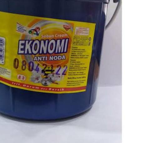 ❉ Sabun Colek Ekonomi Kemasan Ember 3kg / Sabun Cream Ekonomi Anti Noda Ember / Sabun Cuci Pakaian /