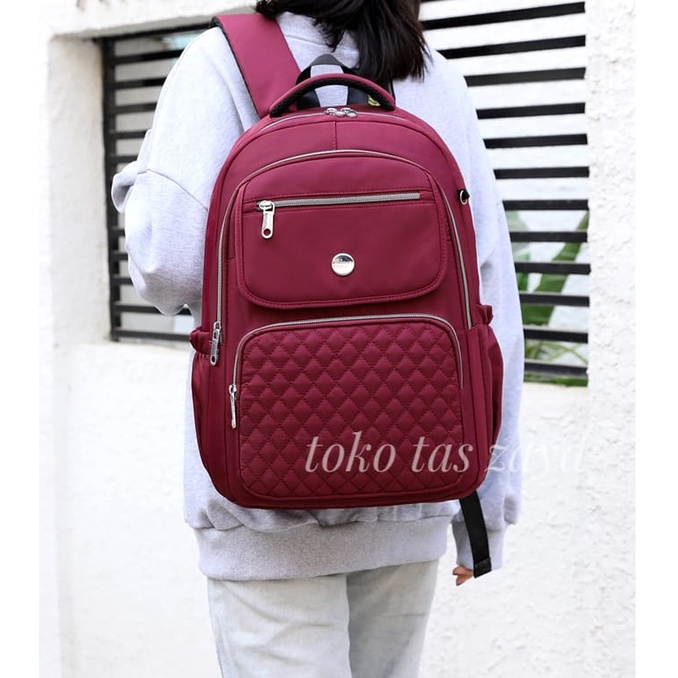 RANSEL WANITA JUMBO IMPORT CHIBAO MUAT LAPTOP 14 INCH FREE DOMPET 2224#