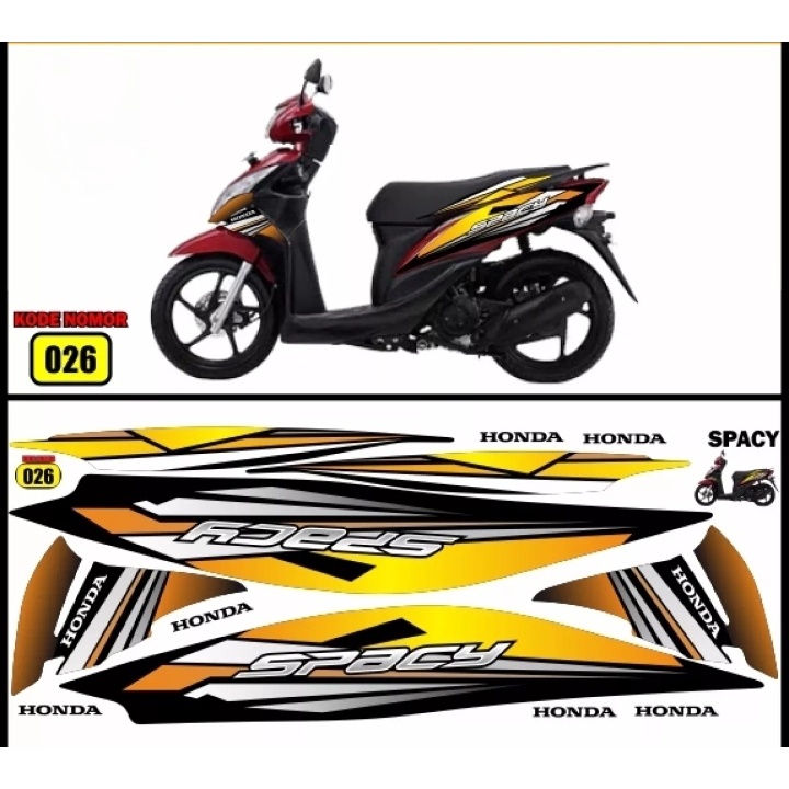 striping spacy / decal spacy / variasi spacy