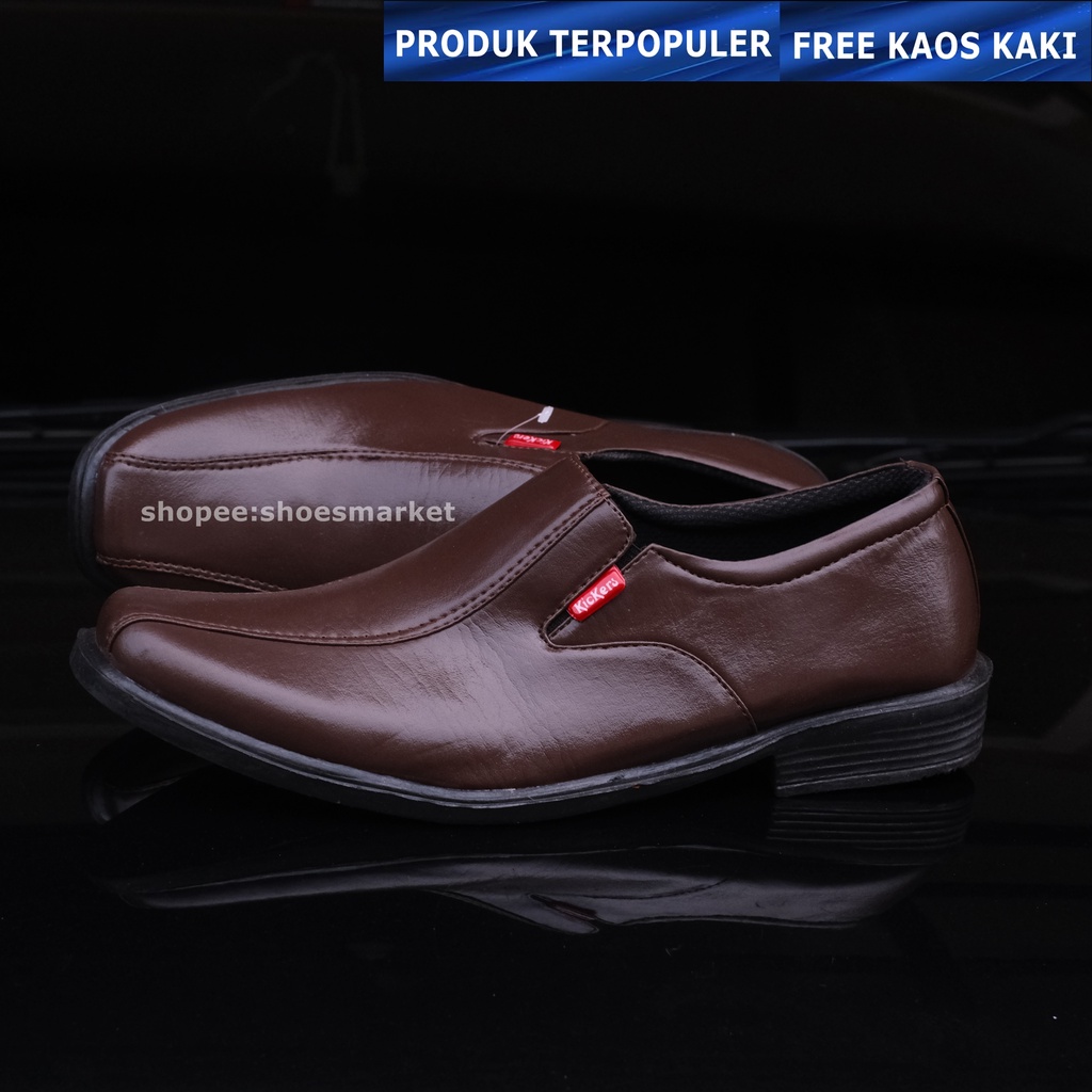 Sepatu Pantofel Kerja Pria Formal Kondangan - Pantopel Kantor Casual