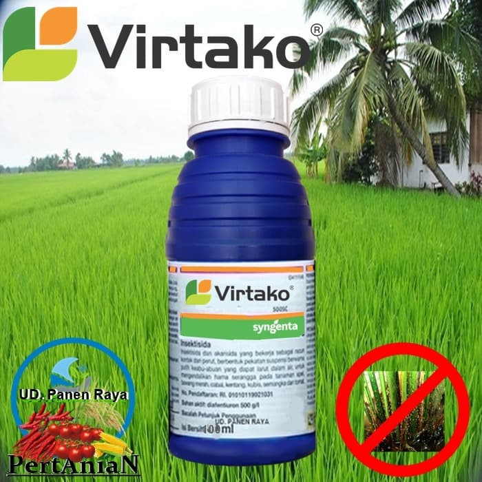 PROMO SPESIAL - OBAT HAMA TANAMAN PADI INSEKTISIDA VIRTAKO 300SC PESTISIDA AMPUH 50ML