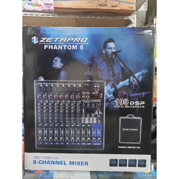 mixer audio zetapro phantom 8 original