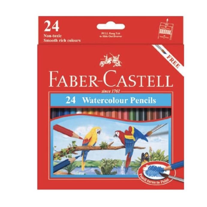 

Pensil Warna Faber-Castell Water Colour 24