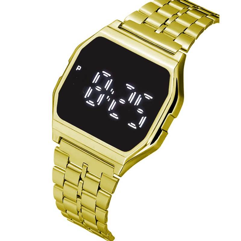 ✅COD Jam Tangan Digital LED Rantai Touch Screen