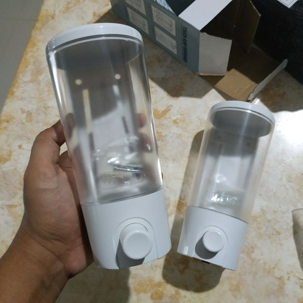 DISPENSER SABUN CAIR PAJANG SINGEL MANUAL SOAP DISPENSER KAMAR MANDI TOILET WASTAFEL VA180