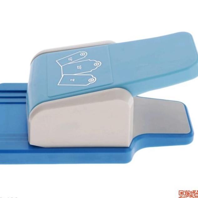 

[KODE PRODUK PDN0S8648] Tag Puncher Bookmark Embossing Gift Hang Tag Paper Punch 3 size in 1