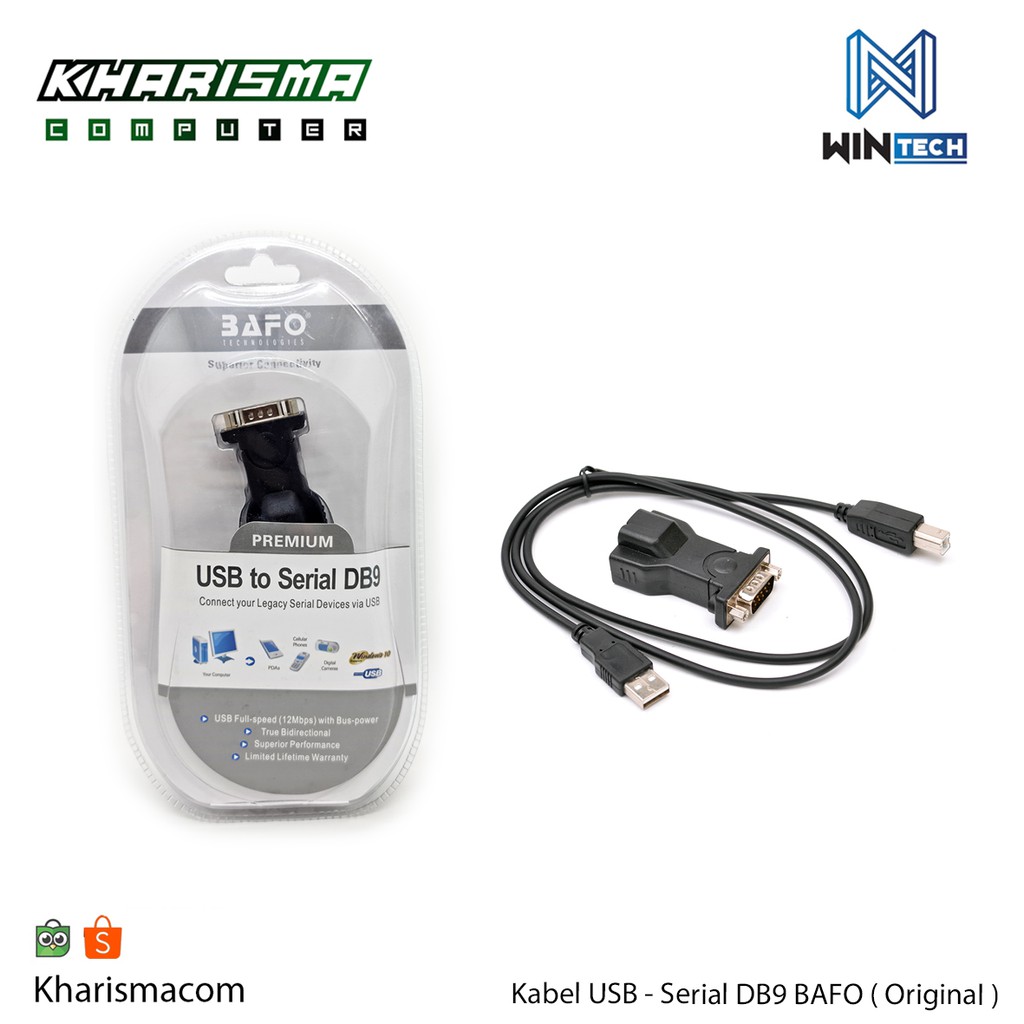 USB To Serial DB9 BAFO ORI / CABLE USB TO RS232 / DB9 BAFO ORI