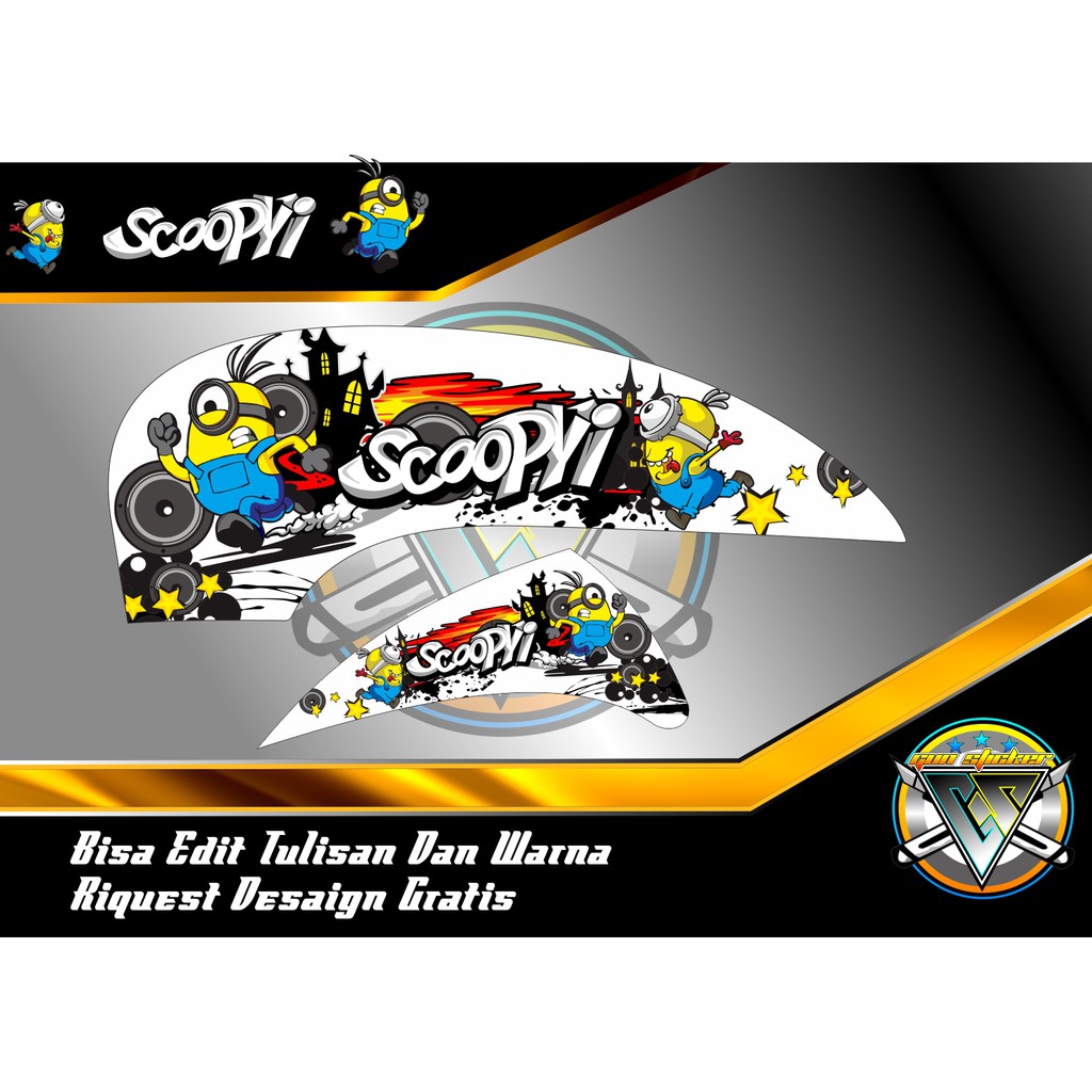 COD STRIPING VARIASI SCOOPY MINION