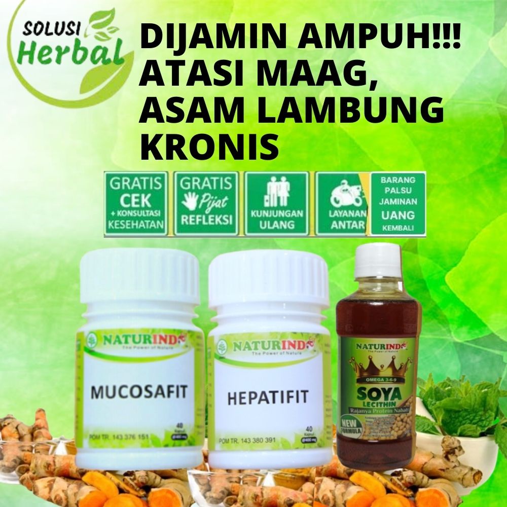 Mucosafit Obat Asam Lambung Herbal Maag Kronis Ampuh Asam Lambung Kronis BPOM