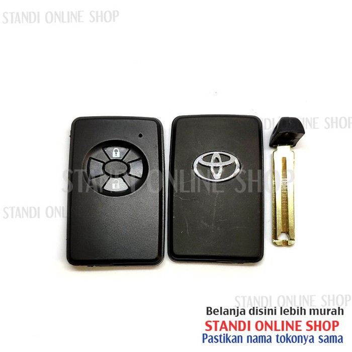 Cassing Remote Smartkey Keyless Toyota Yaris 2 Tombol Hitam