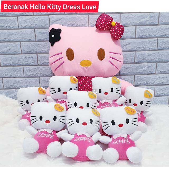 Boneka Beranak Hello Kitty Jumbo dan Hello Kitty Mini