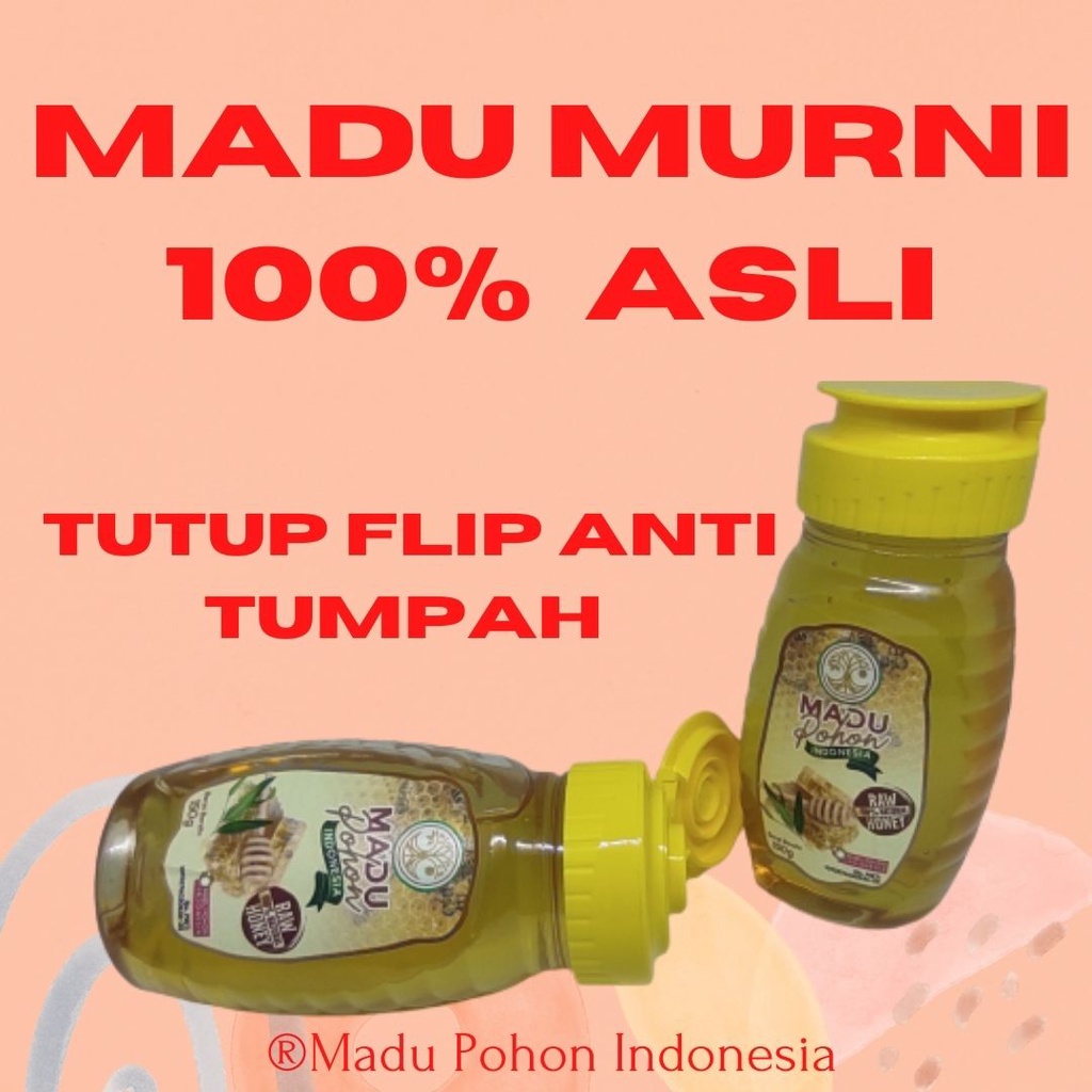 Madu Hutan Original 100% Alami 150 gram - Madu Asli Dari Sarangnya 100% Tanpa Campuran Murni Honey Bee Pollens