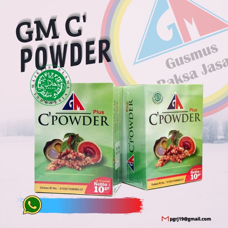 

Herbal Gumus Jabar/ GM C Powder / Herbal Diabets / Untuk Asma