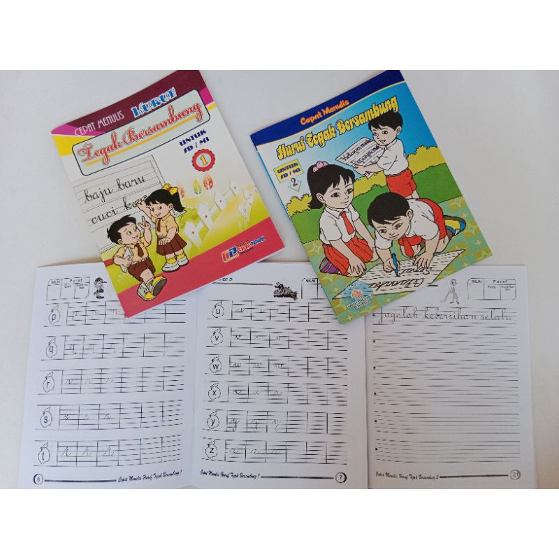 Menulis Huruf Tegak Bersambung SD