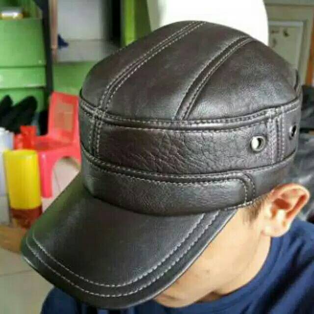 TOPI MODEL KOMANDO TOPI PRIA TOPI KULIT