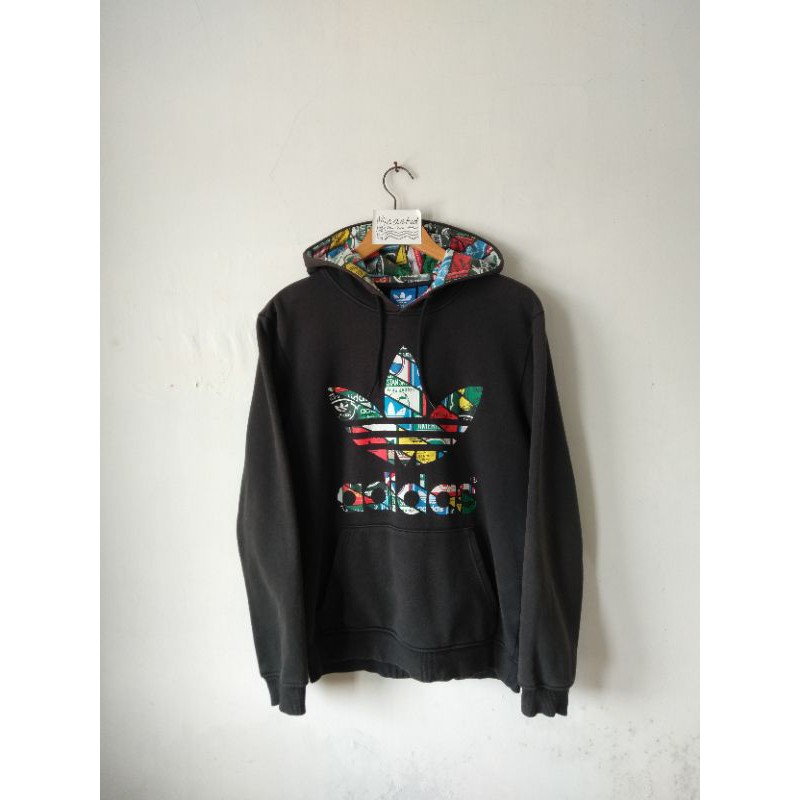 adidas label sweat hoodie