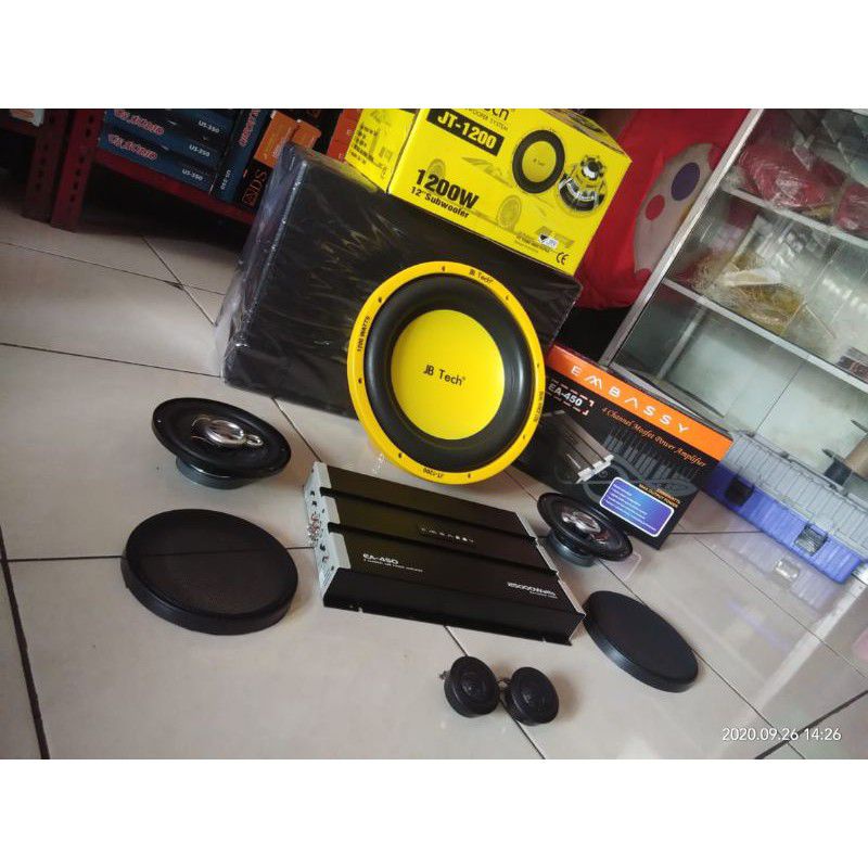 Fullset audio siap pasang JB TECH