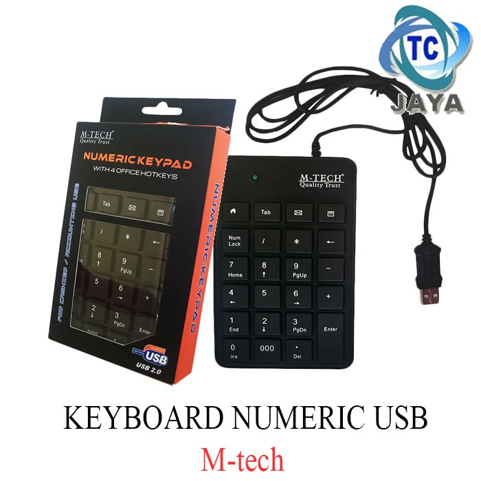 Keyboard Numeric USB - Mtech Numerik