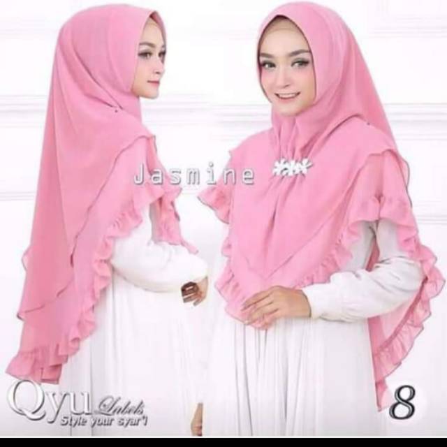 Jilbab /hijab /grosir jilbab murah /Khimar jasmine