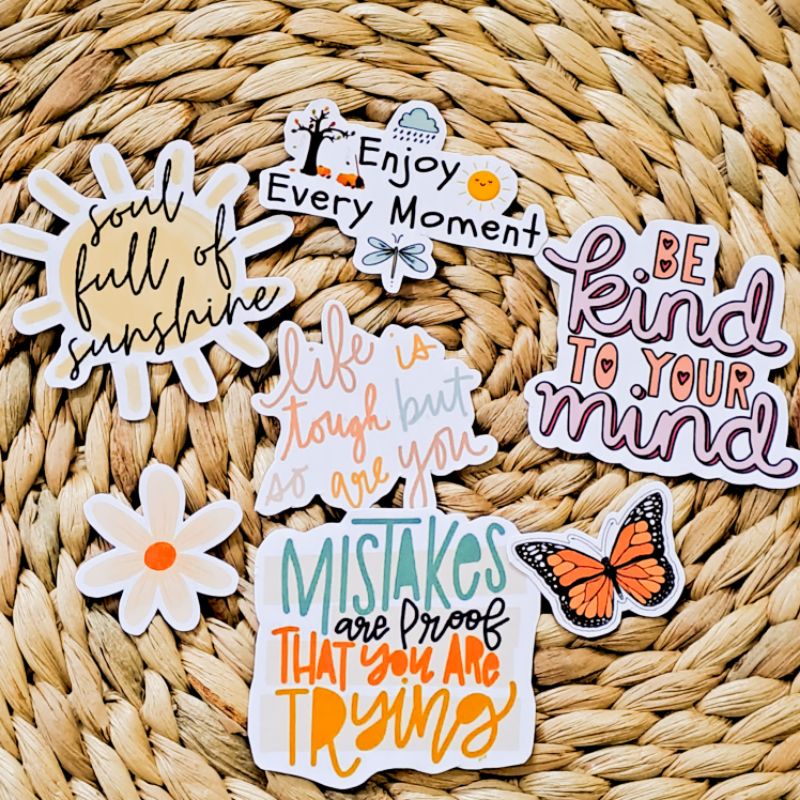 

aesthetic vintage quotes sticker pack