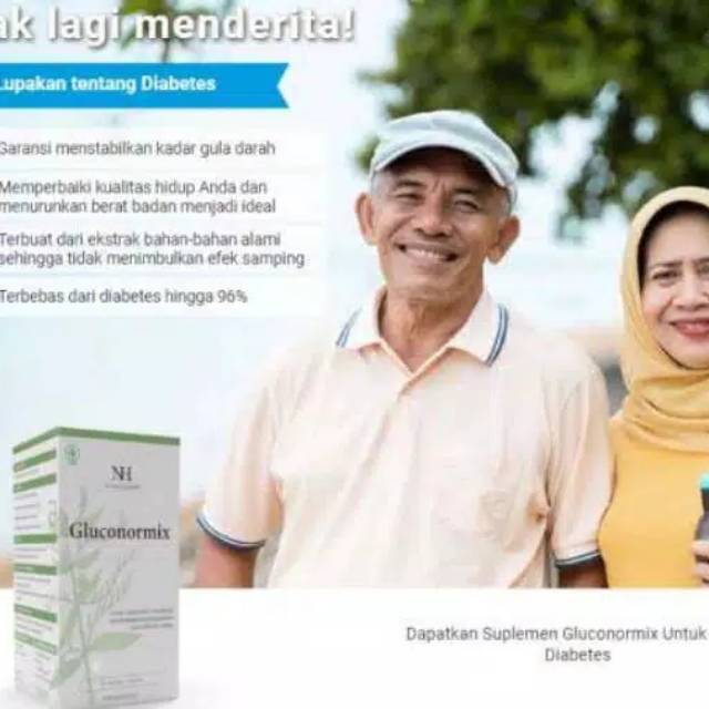 Gluconormix Asli / Gluconormix Original / Obat Diabetes / Obat Gula Tinggi