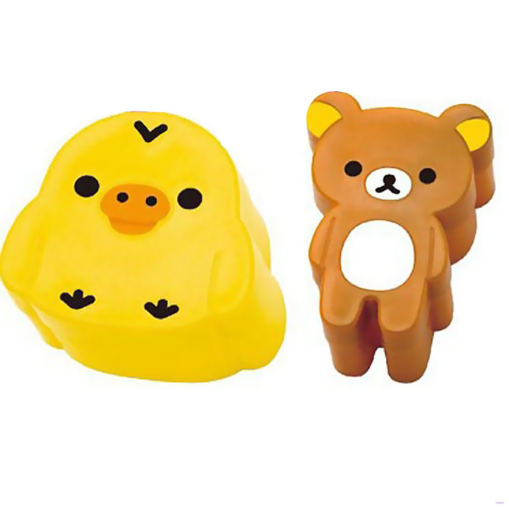 1 Pasang Cetakan Bentuk Kartun 3d Untuk Membuat Sushi Dan Sandwich