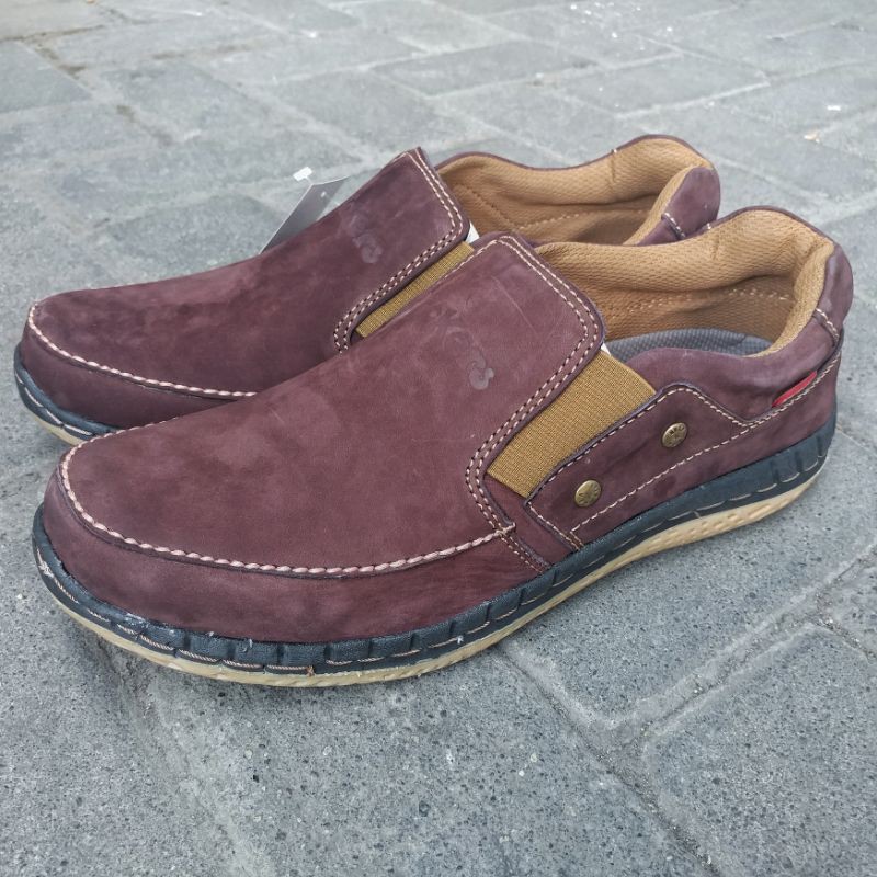 Kickers Sepatu Casual Kasual Pria Bahan Kulit Asli Harga Murah Model Slip On Kode KC.31