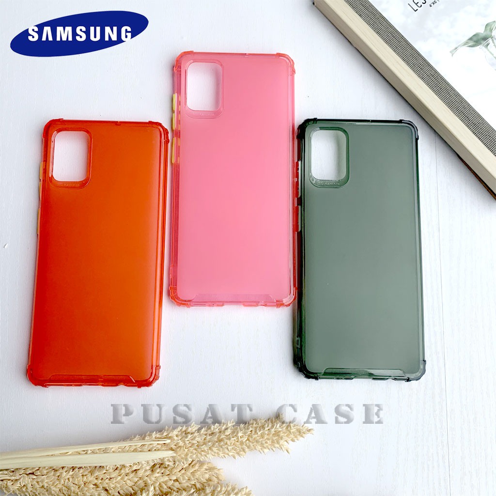 Casing Soft Knock Case Jelly Samsung M11 J2 Prime A01 Core A10 A10S A32 A72 A12