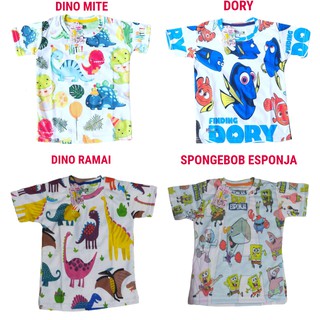 KAOS ANAK FULL PRINT / KAOS ANAK SUBLIM / KAOS ANAK DISTRO | Shopee