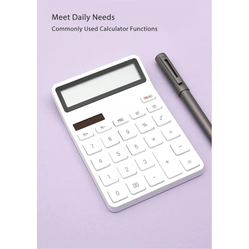 Xiaomi Kalkulator Putih Original Premium LEMO Calculator - White