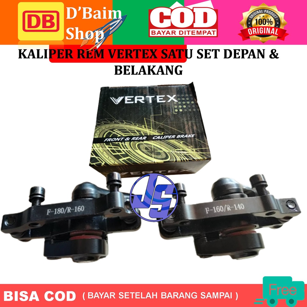 Caliper Rem Discbrake Cakram Kaliper Disc Brake Sepeda Vertex MD-206 Rem Sepeda Vertex