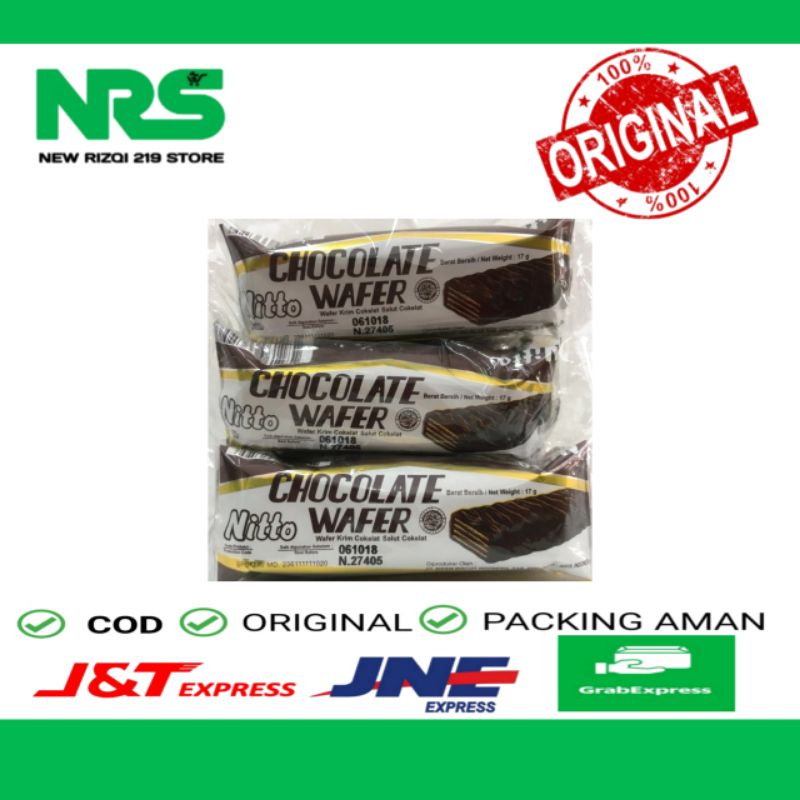 

Nissin Nitto Wafer Coklat 10pcs / Wafer Nitto