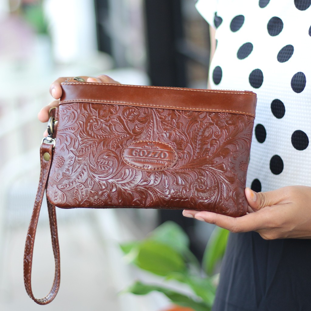 TERMURAH !! CLUTCH WANITA 100% KULIT ASLI LOVELY BATIK / FREE GRAVIR NAMA