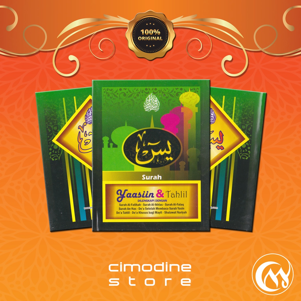 Buku Yasin dan Tahlil AP 128 | SuratYasiin Lengkap | Kertas Art Paper 128 Hal 12x15.5 Cm