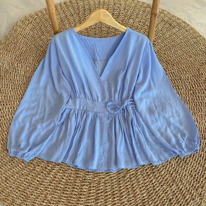 Ghena Blouse/kimono blouse/atasan wanita/blouse jumbo/korea blouse