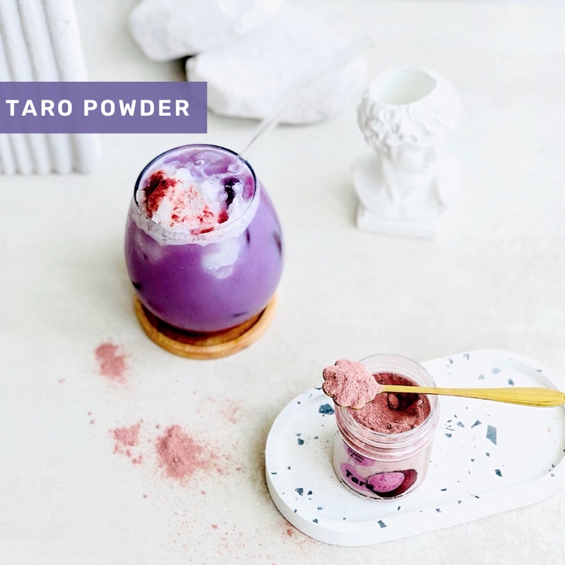 Organic&amp;Joy• Pure Taro Powder| Bubuk Taro Murni (MPASI, ube, ubi ungu, tepung ubi)