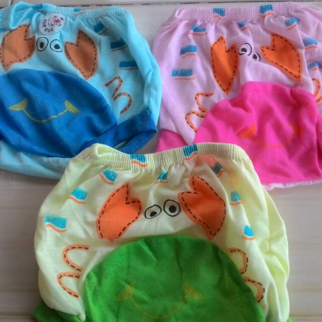 1 PCS Celana anak bayi gambar kepiting