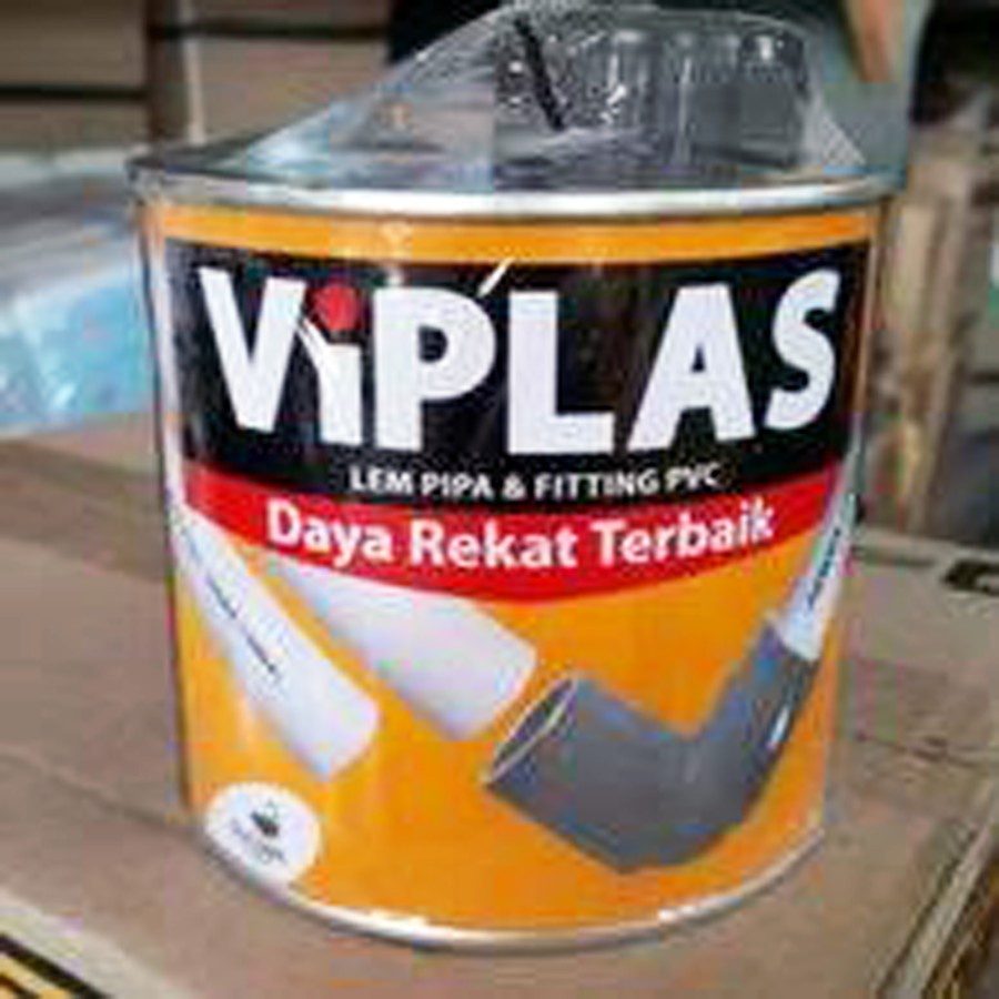 LEM PEREKAT PIPA FITTING PVC PRALON / PLUMBING VIPLAS 360 GRAM KALENG BUKAN ISARPLAS X TRUEGLUE