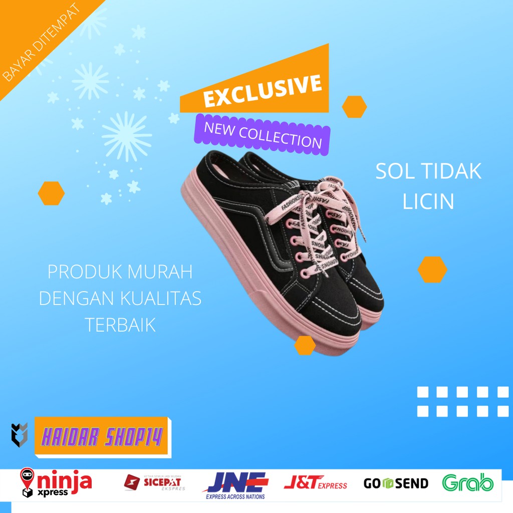 Sepatu Kets Sneakers Sneaker Fashion Olahraga Sport Running Wanita Cewek Murah Terbaru Kekinian KT02