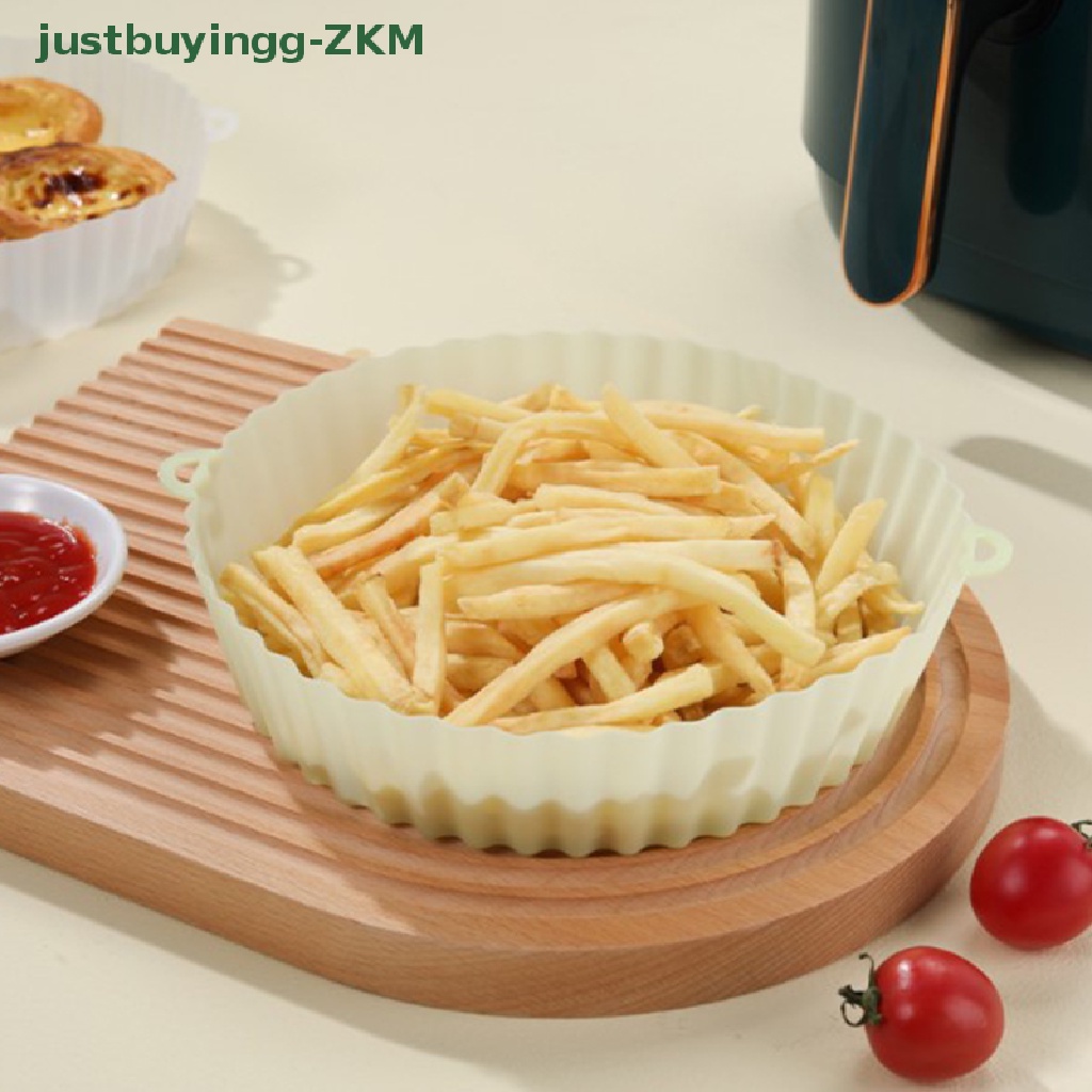 (justbuyingg) Airfryer / Loyang Pizza / Ayam Bentuk Bulat Bahan Silikon