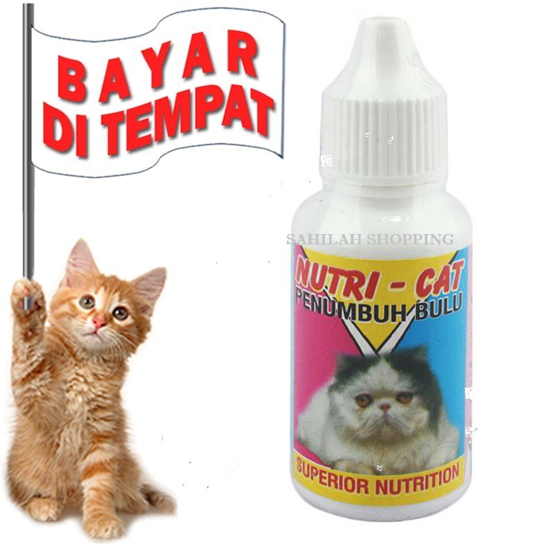 VITAMIN KUCING NUTRICAT OBAT PENUMBUH BULU AMPUH