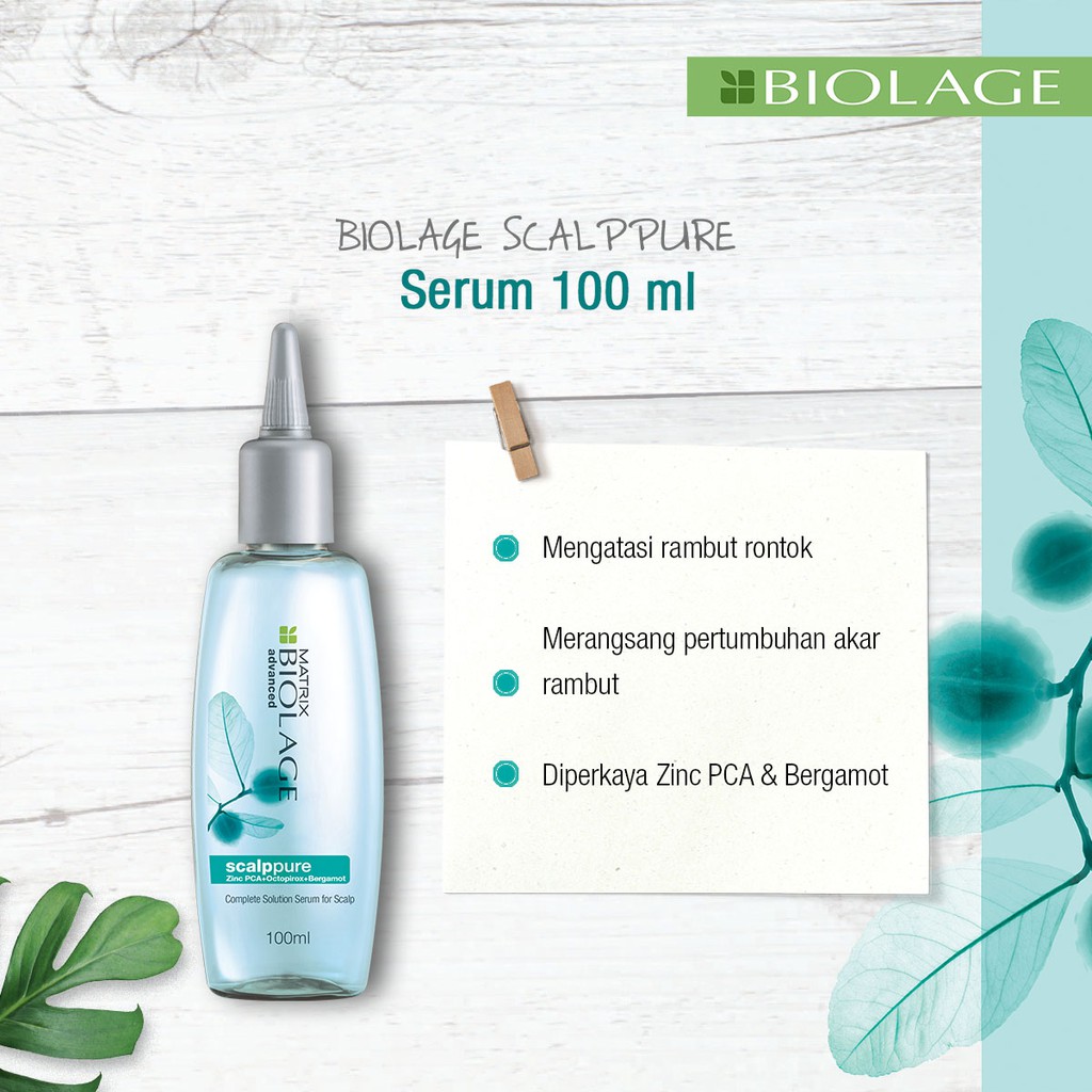 ❤️Glamouroseshop❤️ Matrix Biolage Advanced Scalppure Serum 100ml ( Matrix Hair Tonic Gel )