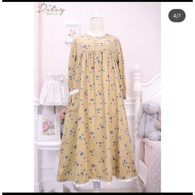 SALE  SALE  SIAP KIRIM DITSY OFFICIAL EIRENA SUMMER DASTER DITSY GAMIS DITSY DASTER PREMIUM