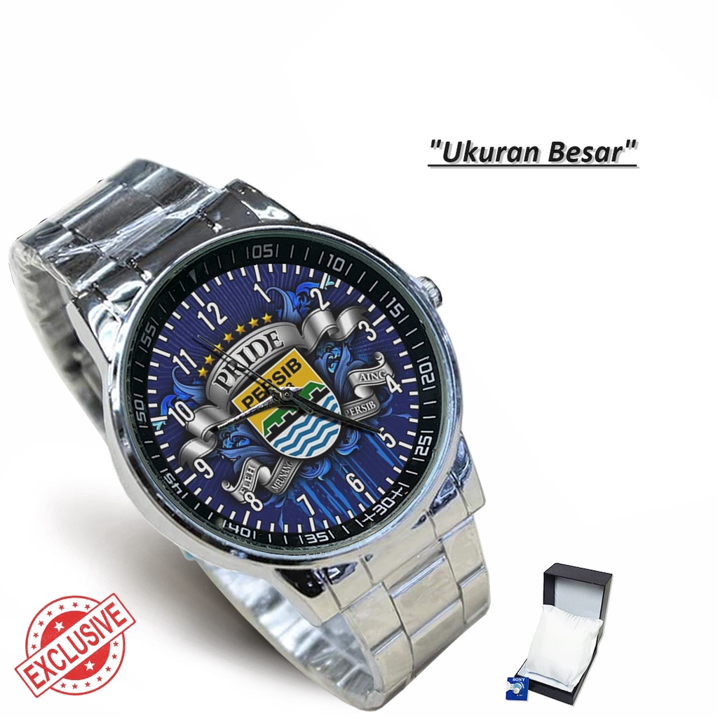 Jam Tangan Rantai Couple PRIDE OF PERSIB 1 (Awesome)