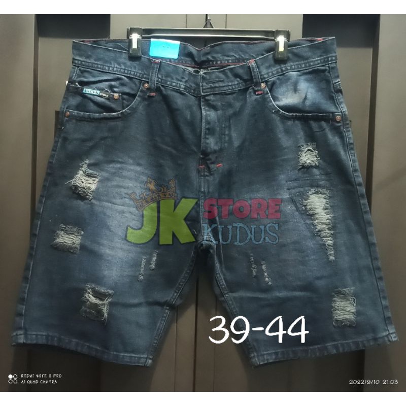 COD CELANA JEANS PENDEK ROBEK/SOBEK BAHAN TEBAL DAN HALUS RIPPEDJEANS