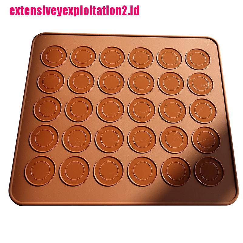 &lt; E2id &amp; &gt; Cetakan Macarons DIY Ukuran Besar Bahan Silikon